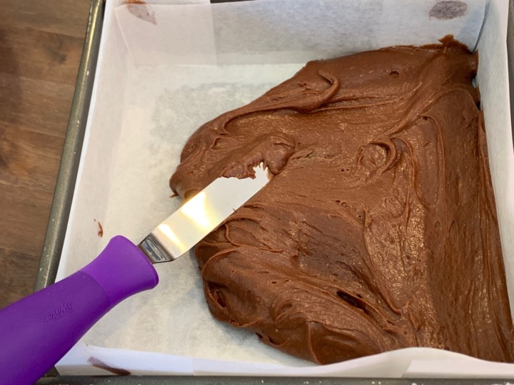 ピーナッツバターファッジブラウニーカップのレシピ